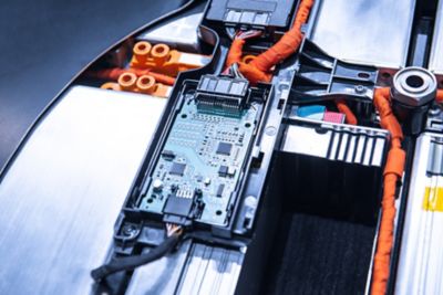 Exposed electric vehicle battery pack